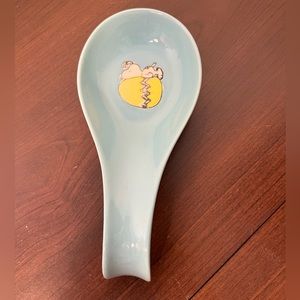 Peanuts Snoopy Spoon RestPastel Blue Ceramic 8" Easter Spring NEW